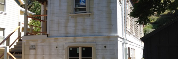 Restored Port Costa House in construction